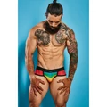 C4M-Mixed Jockstrap-Rainbow- férfi tanga pántokkal L
