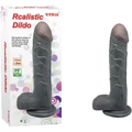Charmly Realistic dildó Black herékkel