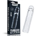 Flawless Clear Penis Sleeve Add 2'' péniszköpeny