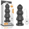 7.8" King Sized Vibrating Anal Rigger vibrációs fenékdugó