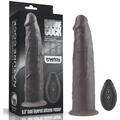 9'' Dual Layered Silicone Rotator barna vibrátor
