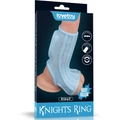 Vibrating Ridge Knights Ring with Scrotum Sleeve vibrátoros péniszgyűrű