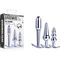 Hardware Gear 3 in 1 Metal Butt Plug Set II szexuális segédeszköz szett