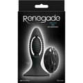 Renegade - V2 - Black vibrátoros fenékdugó