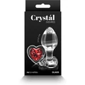 Crystal - Desires - Red Heart - Medium fenékdugó