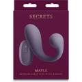 Secrets - Maple - Gray vezeték nélküli távirányítós g-pont és csiklóizgató vibrátor