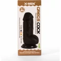 X-MEN Greg's 6.2" Cock Black fenékdugó tapadókoronggal