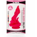 X-Men 7.9" Super Sized Dildo PVC Black I fenékdugó tapadókoronggal