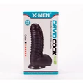 X-MEN David's 11.9" Cock Black dildó herékkel
