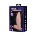 Inflatable Dildo 7,5" Flesh vibrátor