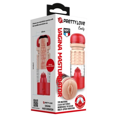 Pretty Love Emily Masturbator Red műpunci