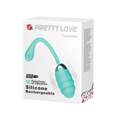 Pretty Love Franklin Turquoise mini vibrátor