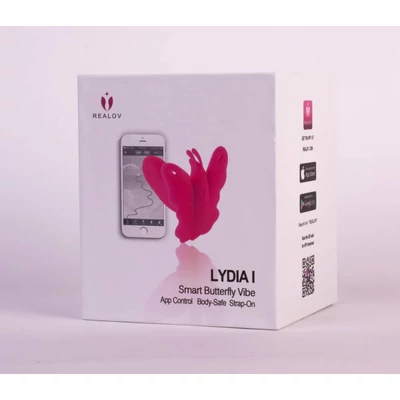 Realov - Lydia I Smart Butterfly Vibe Pink Csiklóizgató