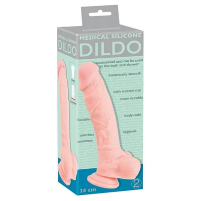 Medical Silicone dildó 4 dildó herékkel és tapadókoronggal