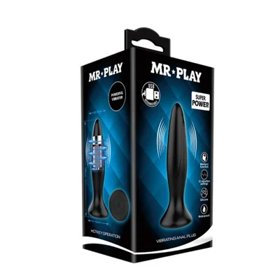 Mr. Play 12 Function Vibrating Anal Plug vibrációs fenékdugó