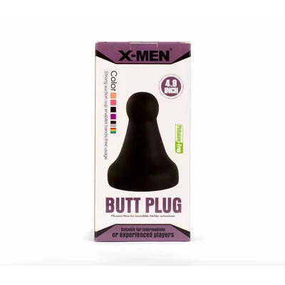X-MEN 4.8" Butt Plug Black fenékdugó