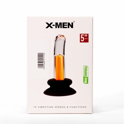 X-MEN 10 Speeds Vibrating Gpot Plug 1 vibrációs fenékdugó