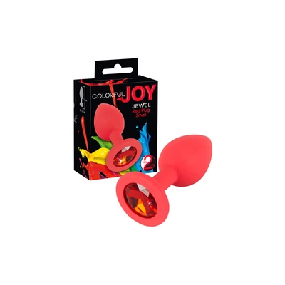 Colorful Joy Jewel Red Plug fenékdugó