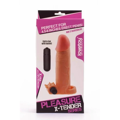 Pleasure X-Tender Vibrátoros Péniszköpeny