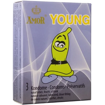 AMOR YOUNG / 3 db óvszer 
