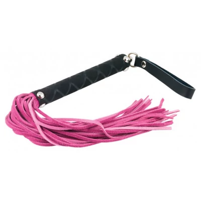 Whip rózsaszín műbőr korbács 35 cm