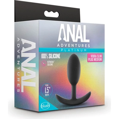 ANAL ADVENTURES VIBRA SLIM PLUG - MEDIUM fenékdugó