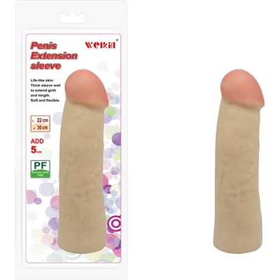 Charmly Penis Extension Sleeve 8,5" No. 1. péniszköpeny