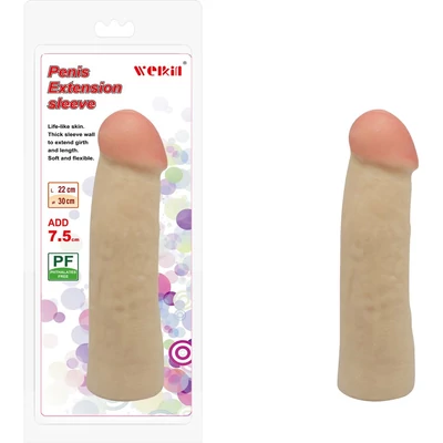 Charmly Penis Extension Sleeve 8,5" No. 2. péniszköpeny