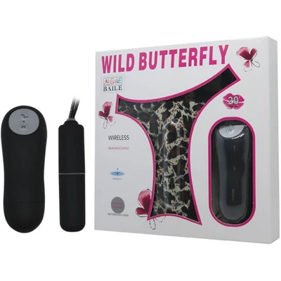 Wild Butterfly Panty With Bullet mini vibrátor