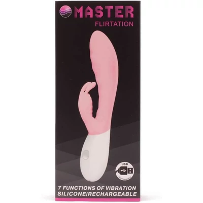 Pretty Love Master Flirtation Pink g-pont és csiklóizgató vibrátor