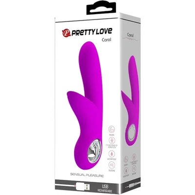 Pretty Love Carol Purple 2 g-pont és csiklóizgató vibrátor