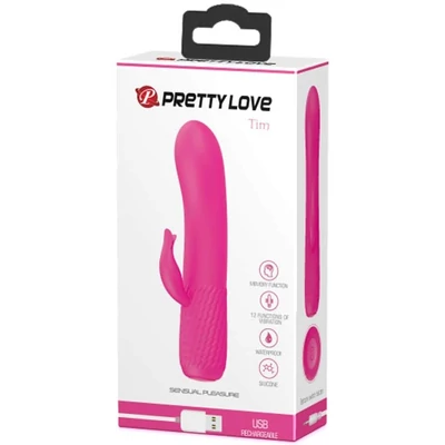 Pretty Love Tim Magenta g-pont és csiklóizgató memóriás vibrátor