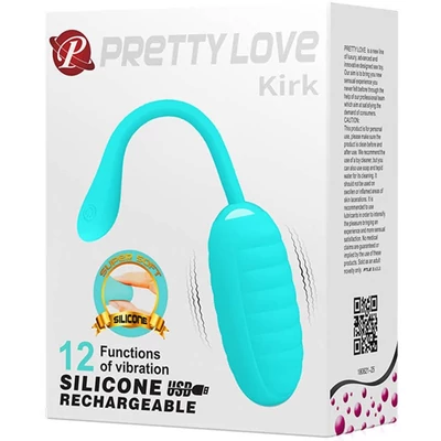 Pretty Love Kirk Turquise vibrációs tojás
