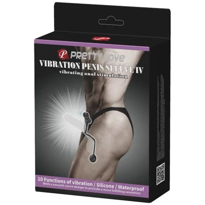 Pretty Love Vibration Penis Sleeve IV vibrátoros péniszgyűrű