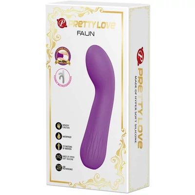 Pretty Love Faun Purple I g-pontos memóriás hajlékony vibrátor