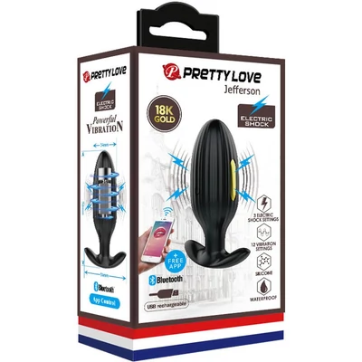 Pretty Love Jefferson vibrációs fenékdugó