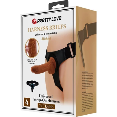 Pretty Love Michael Harness Briefs csatolható dildó