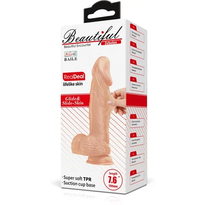 Beautiful Zebulon 7,6 " dildó herékkel