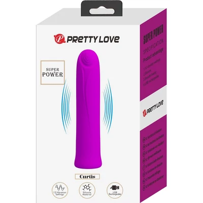 Pretty Love Curtis Purple mini vibrátor