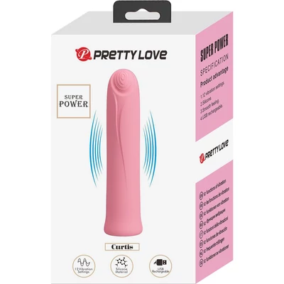 Pretty Love Curtis Pink mini vibrátor