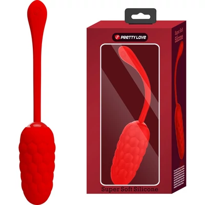 Pretty Love Marina Red bordázott felszínű mini vibrátor
