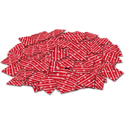LONDON óvszer ROT (strawberry) 100 PCS