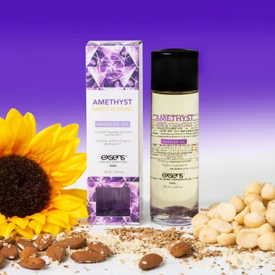 Organic masszázsolaj  AMETHYST SWEET ALMOND 100ml