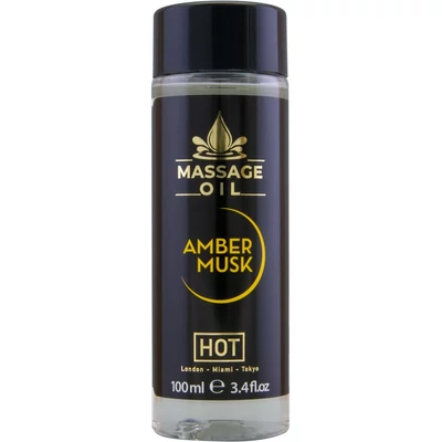 HOT masszázsolaj  amber & musk 100 ml