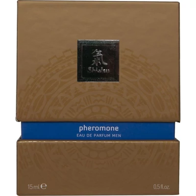 SHIATSU feromon Fragrance férfi parfüm darkblue  15 ml