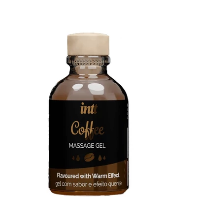 masszázs gél kávé ízesítésű GLASS BOTTLE 30ML + BOX