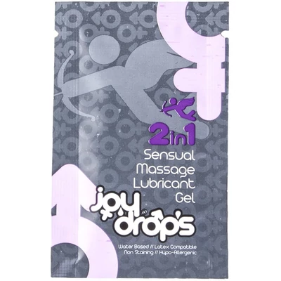 2 in 1 Sensual masszázs síkosító Gel - 5ml sachet