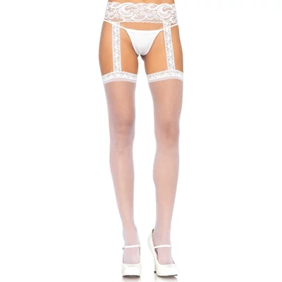 Sheer combfix - fehér - O/S - HOSIERY