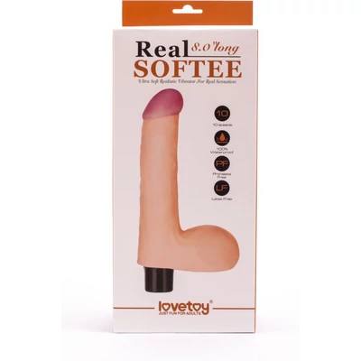 8" Real Softee vibrátor Dildo 4