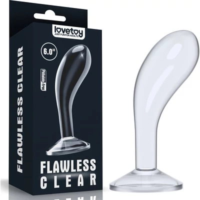 6.0'' Flawless Clear Prostate Plug prosztata maszírozó